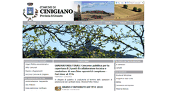 Desktop Screenshot of comune.cinigiano.gr.it
